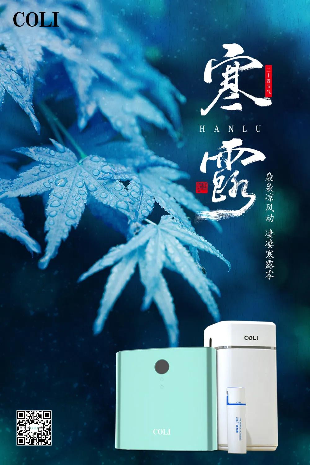 科淋二十四节气-寒露海报